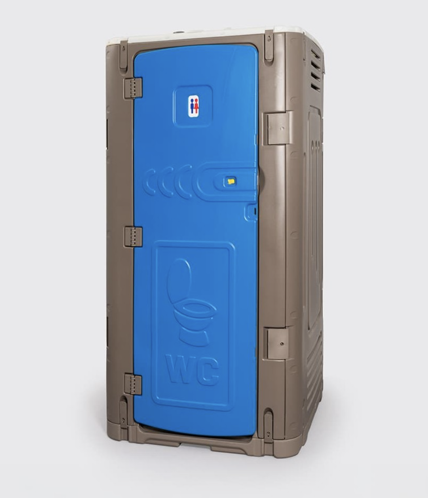 Baño químico estándar de Asturias WC, vista exterior